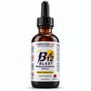 Bricker Labs B12 Blast Metilkobalamīns 5000mcg, Great Tasting Sublingual Šķidrā enerģija Vitamīni -Vegan B12 Vitamīni, ilgstošas enerģijas un šūnu veselības papildinājums - 59 dienu Servē
