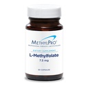 MetilPro L-metilfolāts 7.5 mg - atbalsta veselīgu prāta - Active Folate for Metilation Support & Biochemical Reactions - Augsta bioloģiskā pieejamība - Elastīga dozēšana - 30 Servējumi - 30 kapsulas