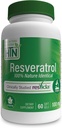 Resveratrol kā ResVida 100mg Trans-Resveratrol - ) Atbalsta Veselīgu novecošanās, Celulārās enerģijas ražošanas un vielmaiņas 