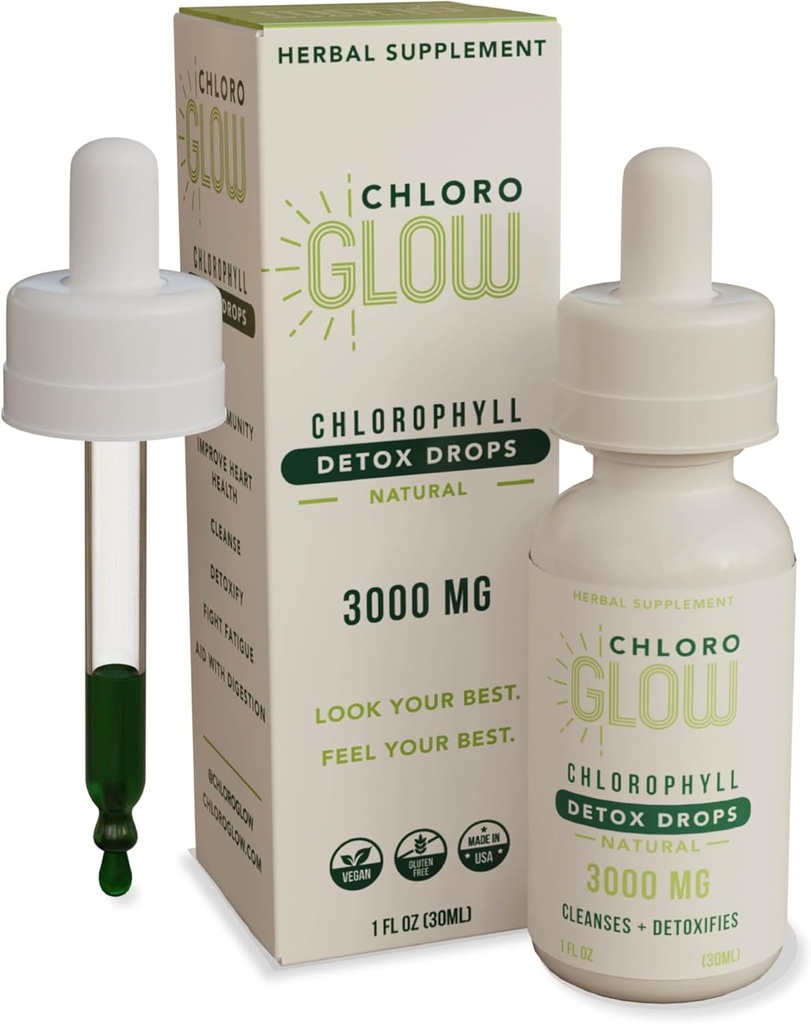 Hloroglow Liquid Chlorophyll Oxygen pazemina 3000mg 