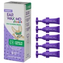 eosera® Ausu vakss MD® bērniem - Ausu vaska tīrīšanas pilieni, 5pk Flakoni -- Ātri iedarbojas -- Breaks Down & Dissolves Ausu vakss tikpat maz kā 1 Ārstēšana -- klīniski pierādīta -- Maiga un droša I bērniem vecumā 2+