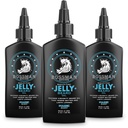 Bossman Jelly Beard Oil vīriešiem - 3 Iepakojums (12 oz kopā, burvju smarža) - Mīkstina, Mitrina un nosacījumi ar dabas sastāvdaļām