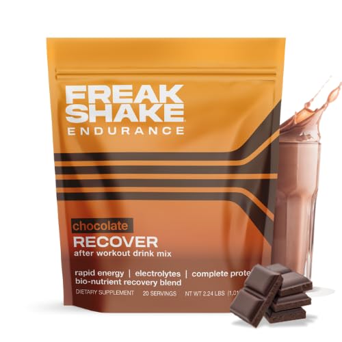Freak Shake Izturība ātras reģenerācijas Šokolādes dzēriens Mix 20 Kalpojot maisiņš - Ogļhidrāti, Elektrolīti un Complete Protein