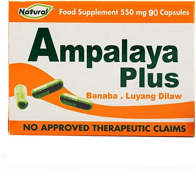 WUMONIAmpalaya Plus 550mg 90 kapsulas ar Banaba, Turmeric Ginger un Bitter Melon pēc Ampalaya Plus