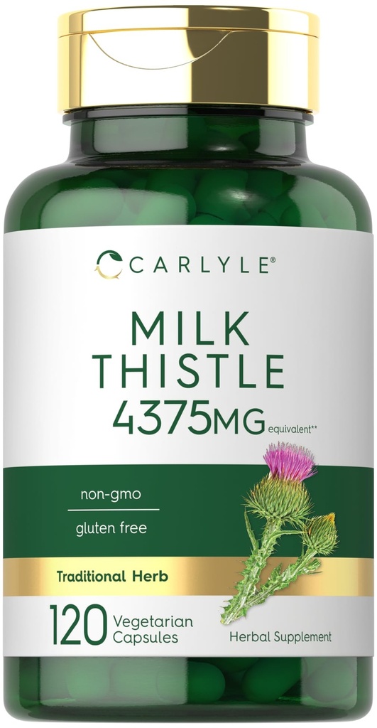 Carlyle Milk Datetle Papildinājums - 120 Kapsulas - Augstas potences ekstrakts - Veģetārs, nav GMO, bez lipekļa