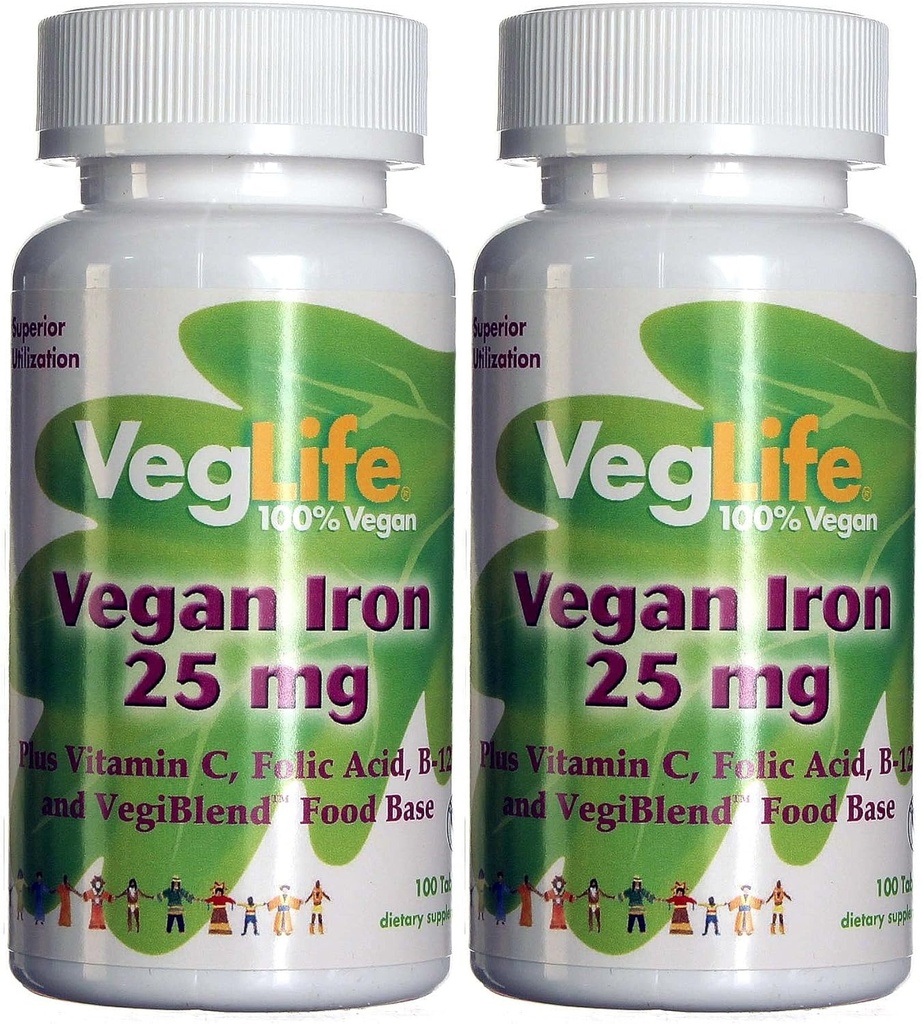 VegLife Vegan Iron 25 mg - Plus