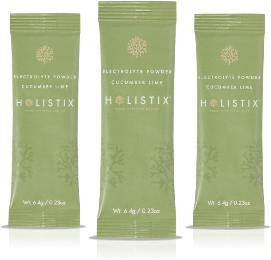 Holistix elektrolītu pulveris: Nulles cukura hidratācija, kas papildināta ar īslandiešu jūras aļģēm, dabīgs Flavors, Keto & Paleo Friendly, 12 Stick iepakojumi (zāģmateriālu laime)
