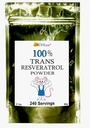 100% Pure Trans Resveratrol pulveris 240 Kalpo 2.1 oz (60 Grams) 250mg Per Servē