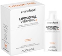 Koda kods Liposomālais C vitamīns Šķidrums 1000mg C vitamīns, 4000mg Essential Fospholipids, Papildinājums ikdienas imūnās uzturvielas, Liposomas Absorbcijai, Citrus Bioflavonoids, E vitamīns, Ne-GMO, 32 maisiņi