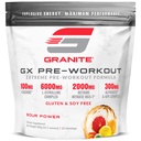 Granite GX Pre Workout papildinājums, Skābā jauda Flavor, atbalsta Focus, Enerģētika, & Veiktspēja ar Teacrin, L-Citruline, Betaine, & A-GPC (20 Servisi)