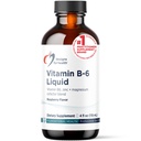 Dizaini veselības vitamīns B6 Šķidrums - 50mg B6 ar magnija Chelate + cinka Papildinājums - Absorbs Viegli + Great Tasting Raspberry Flavor (24 Kalpo / 4 Fl Oz)
