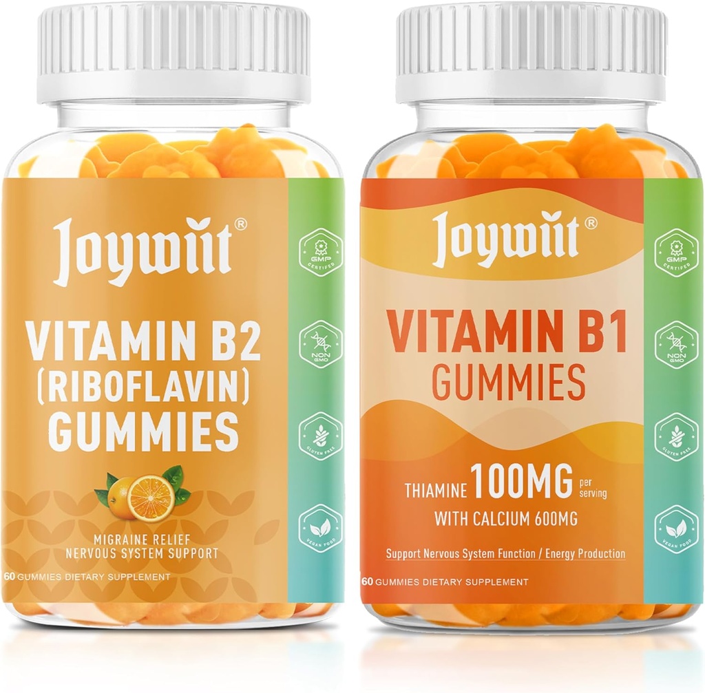 Vitamīns B2 400mg Gumijas un vitamīns B1 100mg Gumijas