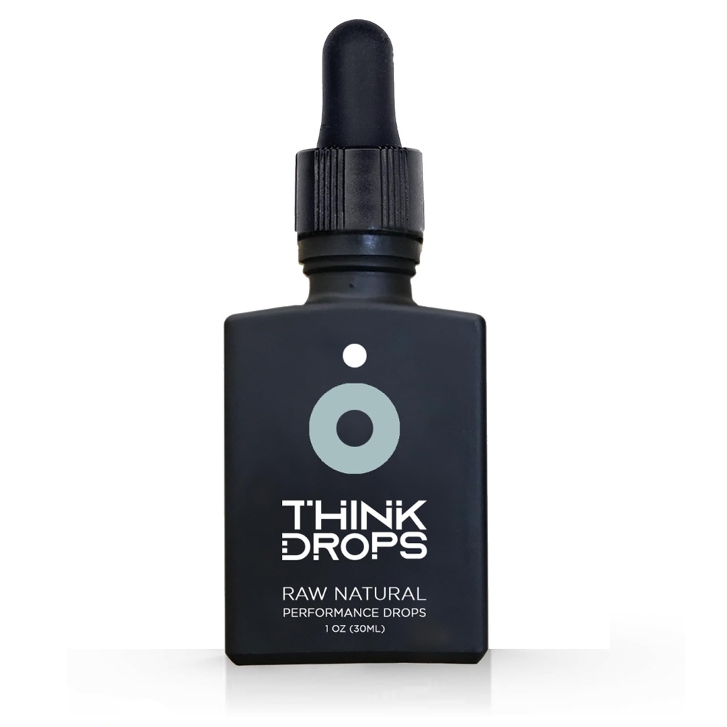 DROP FX Think Drops - Ātri absorbējošs L-teanīns & Ashwagandha šķidrā fokusa papildinājums, Natural Nootrop uzlabotas atmiņas un kognitīvās funkcijas