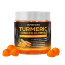 Kurkumas Gumijas, Locītavu un Muskuļu Reliefs + Imūnsupport, Dabas Ananasu Flavor, Bez GMO Gluten-free, 90 Gumijas