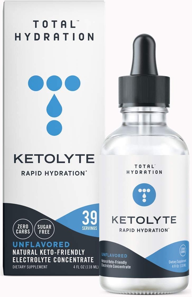 Elektrolītu papildinājums Bandle - Ketolyte ātra hidratācija Neuzliesmojoši (39 pilieni) + Daylyte Lemon ikdienas hidratācija (39 pilieni) - Bezcukura Trace minerālu pilieni izturībai, atjaunošanai