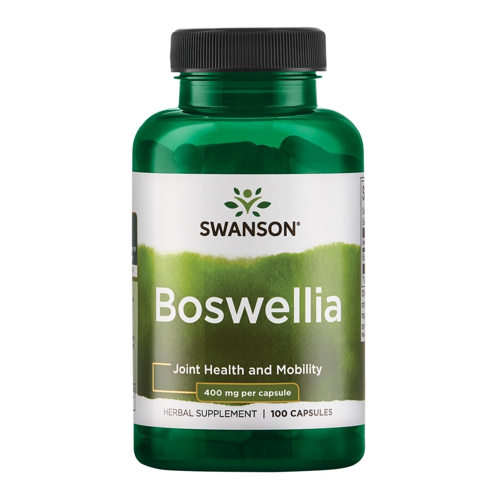 Swanson Boswellia Joint Elastīgums Kustības Atbalsts Ayurvedic Herb (boswellia serrata sveķi) 400 mg uz kapsulas 800 mg uz apkalpo 100 Skaits