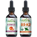 Kāpēc ne dabas B vitamīna komplekss un organisko vitamīnu D3K2 šķidruma pilieni