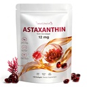 Astaksantīns 12mg, 150 Softgels - 5 Mēnešu Piedāvājums, Astaksantīna piedevas, kas nāk no svaigiem mikroaļģēm, ne-ĢMO, bez lipekļa, viegli norīt
