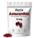Astaksantīns 12mg, dabīgā astaksantīna piedevas Aļģes 120 Softgels (1 Bag)