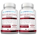 Apstiprināts Science® Astaksantīns 12 mg - Papildus spēks Antioksidants - Atbalsta sirdi, acis, ādu - 180 Vegan kapsulas - 6 mēnešus