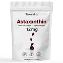 Astaksantīna papildinājums ar 12 mg Haematococcus Pluvialis Softgels – augstas potences antioksidantu atbalsts acu, imūnās un ādas veselībai, uz aļģēm balstīta formula, 120 softgels (4-mēness piegādes)