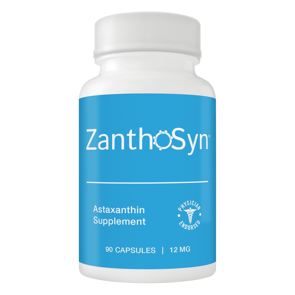 Astaksantīns, Triple Strength (12 mg) x Triple Biopieejamība (3X Absorbcija asins plūsmā), Superior tīrība, ne-GMO, Major Alergen Free, Nav zivju pēcgarša, 90 Dārzeņu kapsulas