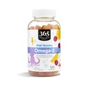365 pēc Visa Foods Market, Omega-3 Kids' Gummy, Natural Raspberry Lemonade Flavor, 120 Count