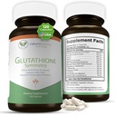 Glutatione Symmetry ; S-Acetyl Glutatione Papildinājums ; Antioksidanti & Detoksikācijas Papildinājums ; Dabiskais šūnu atbalsts ; Visu dabas, Vegan, ne-GMO, 120 vāciņi