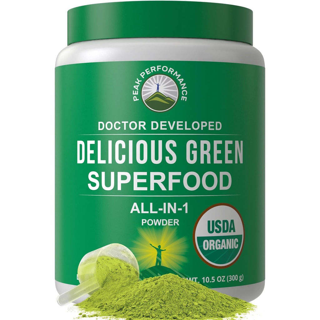 Maksimālā veiktspēja Organic Greens Superfood Pulveris. Labākais degustācija Super Greens Pulveris ar 25+ Organiskās sastāvdaļas Max Energy un sportisko veiktspēju. Vegan Keto zaļā sula dienā