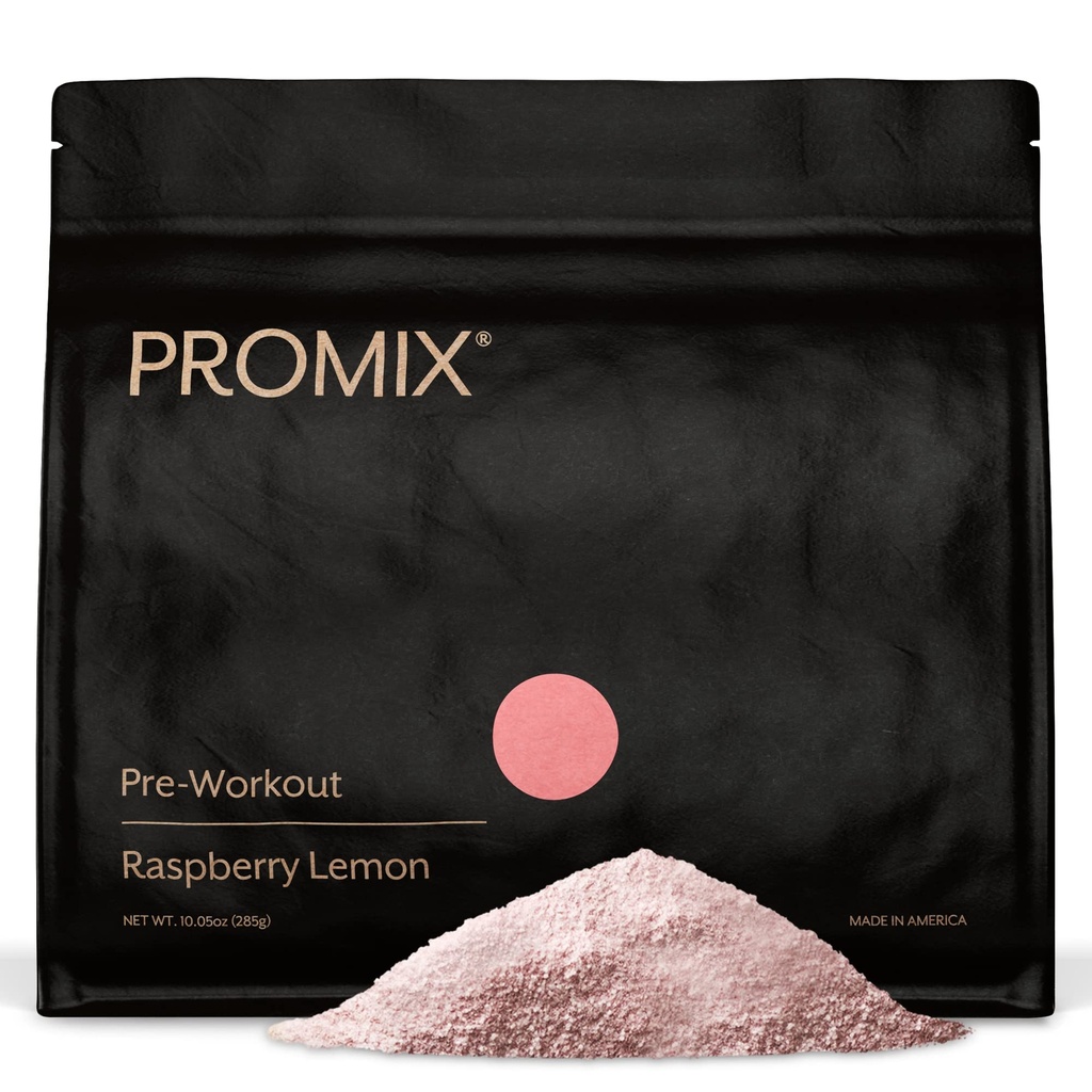 ProMix Nutrition Pre-Workout Pulveris, Aveņu citrons - Maksimizēt Fokuss - Palīdz Muskuļu Gain, Izturība & Uzlabota Enerģija - Vitamīns B12, Kofeīns, Beta-Alanīns & L-Tyrsosine - 30 Kalpojumi (1. iepakojumā)