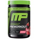 Muskuļu Pharm Assault Pre Workout Pulveris vīriešiem un sievietēm – Enerģija un spēks Boost Pre-Workout Papildinājumi ar Beta Alanine, Kofeīns, Kreatīns un Betaine Bezūdens – 30 Kalpo, Arbūzs Flavor