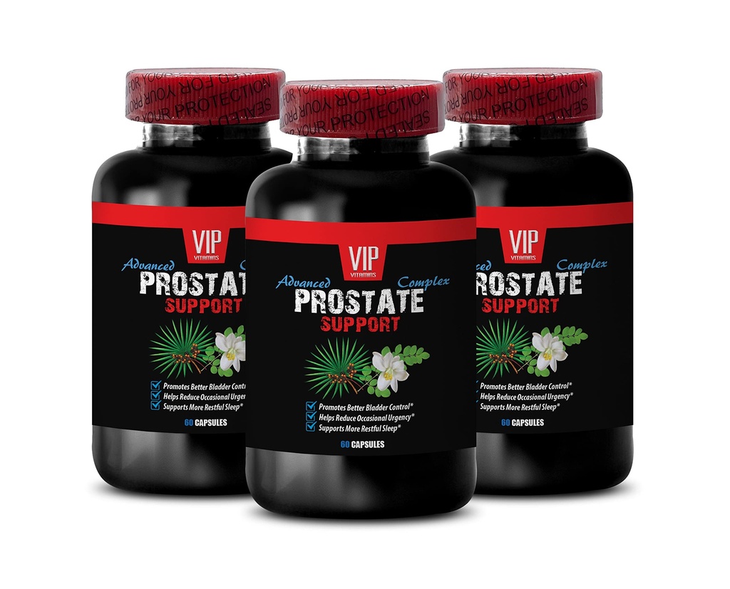 Saw Palmetto for Prostate Health - Prostate Support - Pygeum for Prostate Wellness, Red Raspberry and Wellness, Graviola Leaf for Prostate Health, Green Tea for Prostate Wellness 3Bot 180Caps