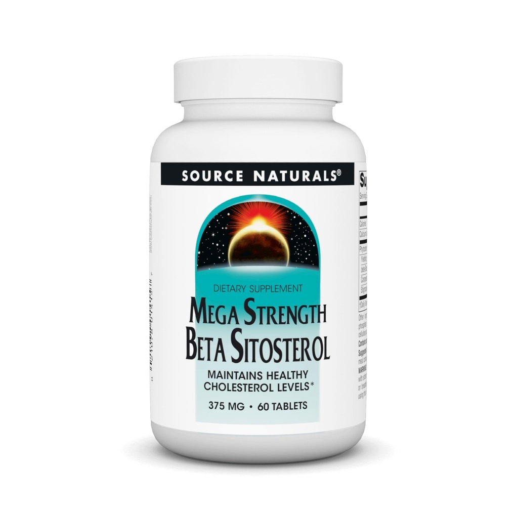 Avots Dabas Mega Stiprums Beta sitosterīns 375 mg - 60 tabletes
