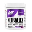 GAT SPORT, Nitraflex Advanced pirmsstrādāšanas pulveris, palielina asins plūsmu, palielina spēku un enerģiju, uzlabo vingrinājumu veiktspēju (Grape, 30 Servē)