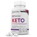 Premier Keto ACV Pills 1275MG Keto Support Blend Alternative to Gumies Formulēts ar Apple Sidra Etiķis Extra Virgin Olīveļļa Pulveris Zaļā tēja Leaf 60 kapsulas