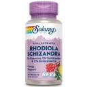 SOLARAY Rhodiola Schizandra - Rhodiola Rosea ekstrakts - Enerģijas atbalsts un neregulārs stresa atvieglojums papildinājums - Vegan, Lab Verified, 60 dienu garantija - 60 Servings, 60 VegCaps