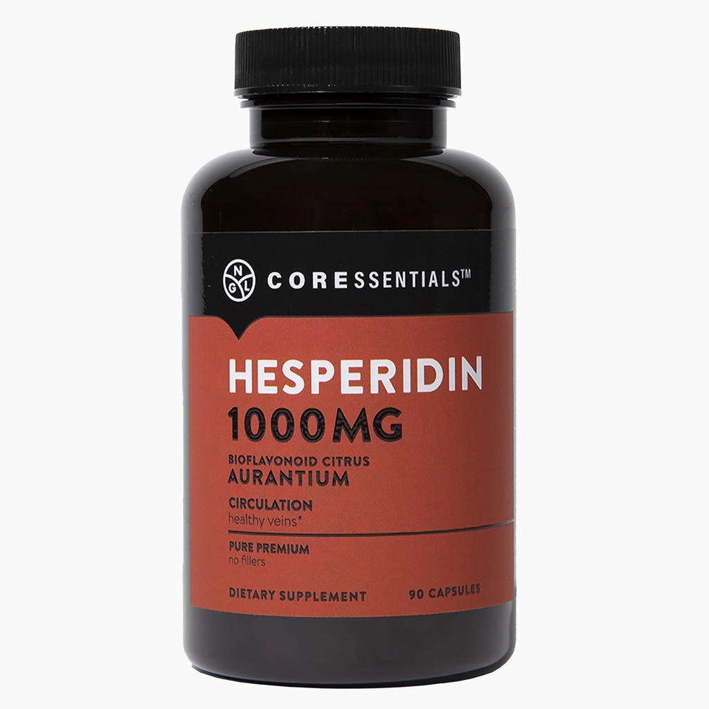 Hesperidin 1 000mg - 100% Pure Ingredient nav maisījums vai piedevas asins cirkulācijai, kāju vēnas veselība, Tīrības garantija 90 kapsulas