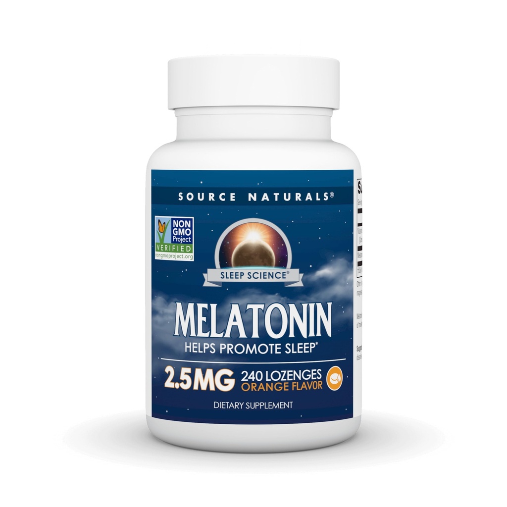 Avots Naturals Melatonīns 2,5 mg - 240 Orange Flavored Lozenges