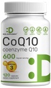 CoQ10 600mg, 120 kapsulas – ar Omega 3 taukskābi 100mg – maksimālais stiprums – biopieejamais koenzīma Q10 papildinājums – sirds, enerģija un smadzeņu veselība Antioksidantu atbalsts – ne-GMO