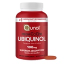 Qunol Ubiquinol CoQ10 100mg Softgels, Qunol Mega Ubiquinol 100mg - Superior Absorbcija - Koenzīma aktīvā forma Q10 sirds veselībai - 2 mēnešu piegādes - 60 Skaits