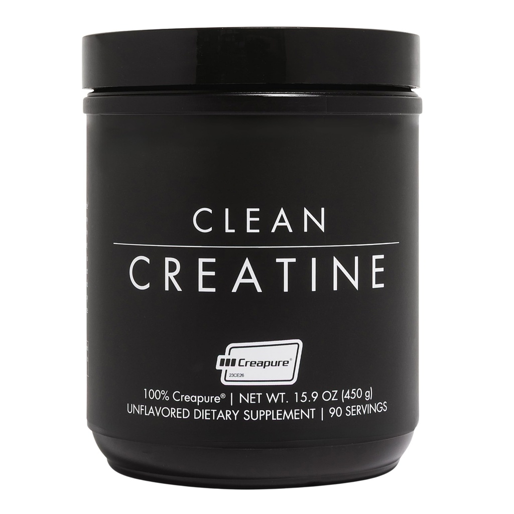 CLEAN Creatine - 100% Kreapūra® Kreatīna monohidrāts Pulveris muskuļu veselību, veiktspēju un kognitīvo atbalstu -- 3 Party Sertificēts ar NSF -- 90 Servējumi -- Neuzliesmojošs - Vegāns, Keto, un bez lipekļa