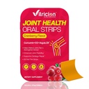 Vitricion Joint Support Oral Strips 30 Fast Dissolving Oral Thin Strips Vegan, Non-GMO Strips with Curcumin, Vitamin D3 & AquaLOX | Supports Joint Health, Mobility & Flexibility | Plant-Based Cranberry Flavour