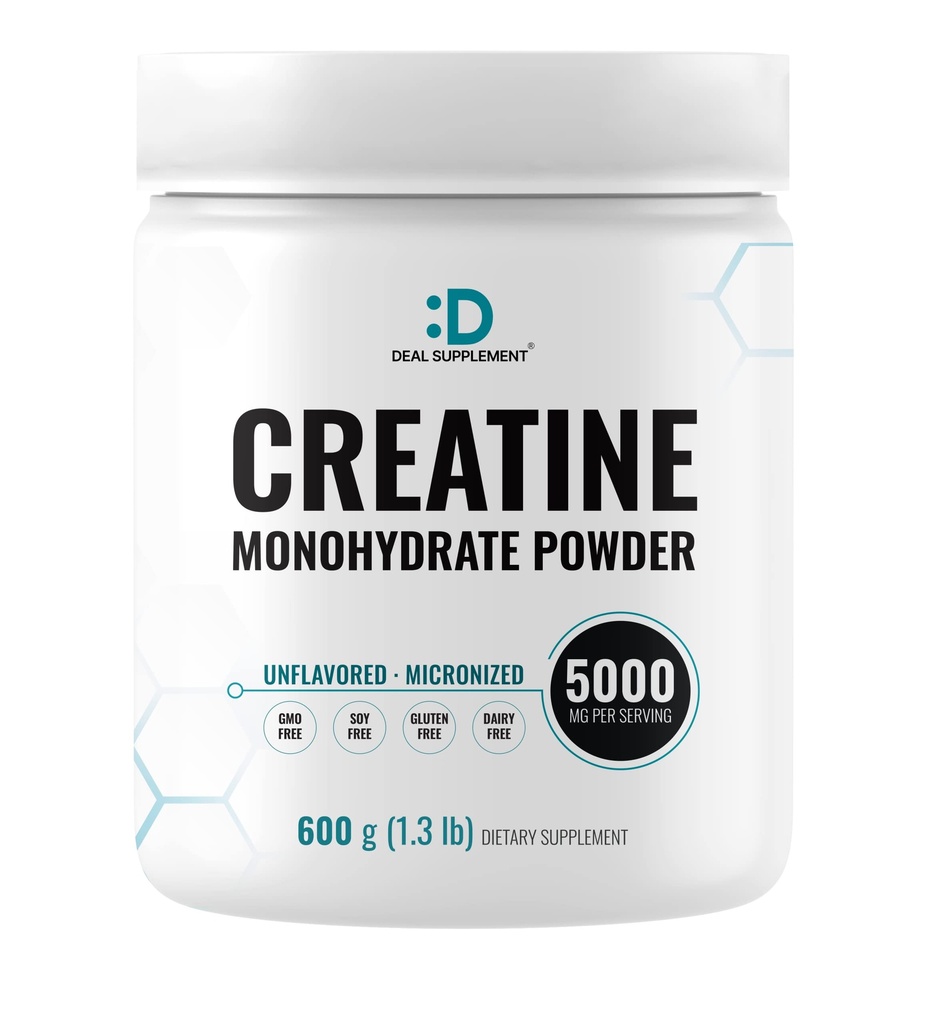 Instant Kreatīna monohidrāta pulveris, 5g Per Serving – 120 Servējumi, mikronizēts, Neuzliesmojošs, Ātrās Absorbācijas formula, ”Supports stiprums, Power & High-intensity Training ” Vegan, Keto, Non-GMO