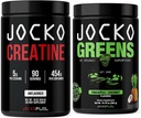 Jocko Fuel Greens & Creatine Bundle - Zaļie un Superfood Pulveris + Kreatīna Pulveris