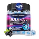 EAA Gimmies papildinājumi, visi 9 Essential Aminoskābju papildinājums, BCAA Aminoskābes Gummies vīriešiem sievietēm; Branched-Chain Aminos & Elektrolītu hidratācija Gumies; bez , Aveņu Flavor, Vegan, 60ct