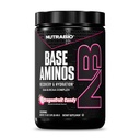 NutraBio Base Aminos EAA + BCAA Pulveris -10g Essential Aminoskābes Papildinājums, 6g 2:1:1:1 BCAAs, 2.8g Hidrācija Matrix ar elektrolītu un Absorbcija uzlabotājs AstraGin® – 30 Servē - Dragon augļu konfektes
