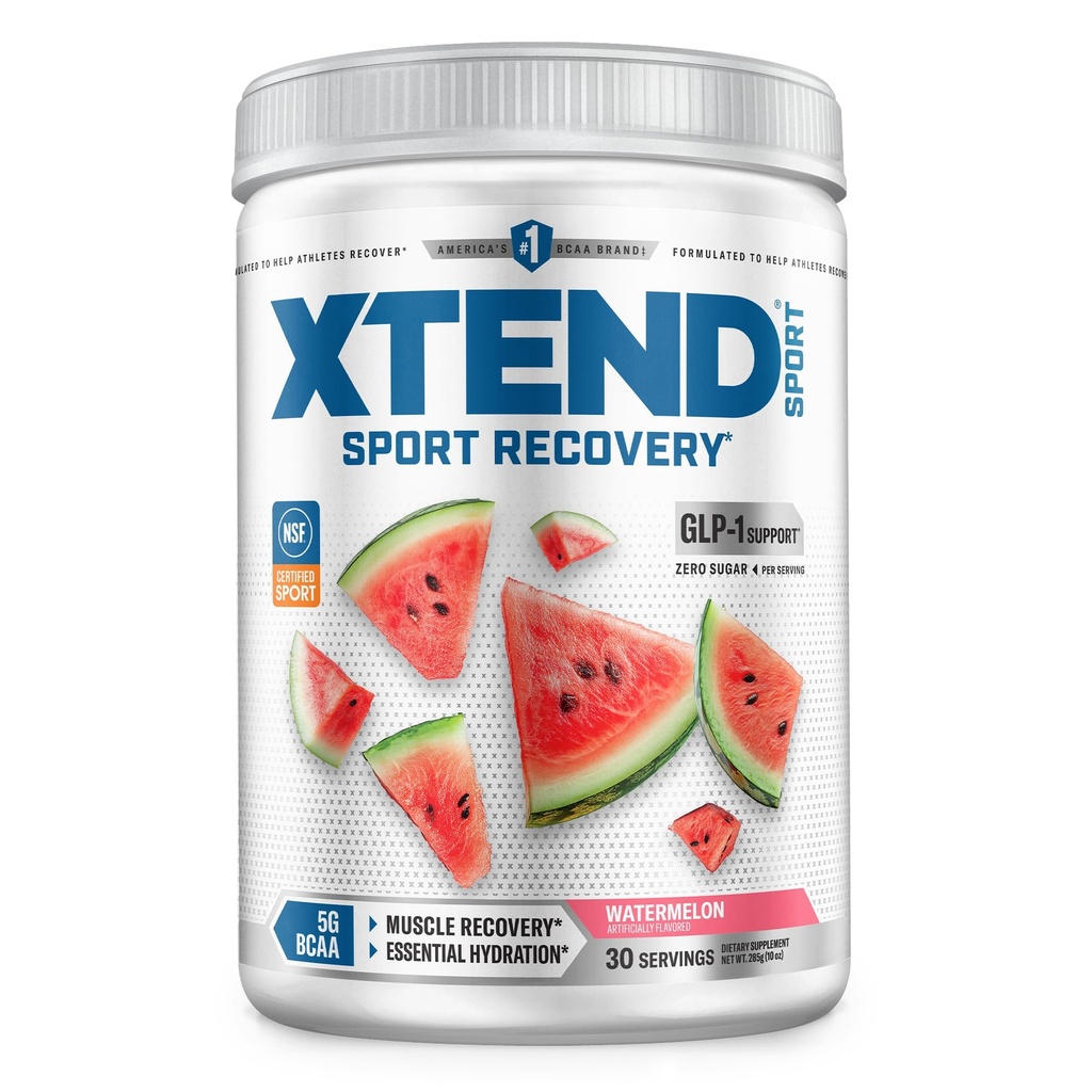 Xtend Sport BCAA pulveris Arbūzs - Elektrolītu pulveris reģenerācijai un hidratācijai ar aminoskābēm - 30 Kalpo