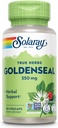 SOLARAY Goldenseal Root 550mg - Zelta Seal Kapsulas - Augu papildinājumi Wellness Support - Non-GMO, Vegan, Gluten Free, Lab Verified, 60-Day Money Back Guarantee, 50 Servings, 50 VegCaps