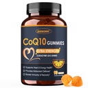 ZEBORA CoQ10 200mg Gumijas, Coenzyme Q10 sirds un imūnās veselības atbalstam, spēcīgs antioksidants, palielina enerģiju, dabas apelsīnu Flavor, ne-GMO, 90 Gumijas