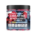 Kreatīnmonohidrāts Gumijas, bezcukura Advanced Complex, 8000mg ar BCAA, L-karnitīns, Taurīns, B6, B12, 120 Skaits